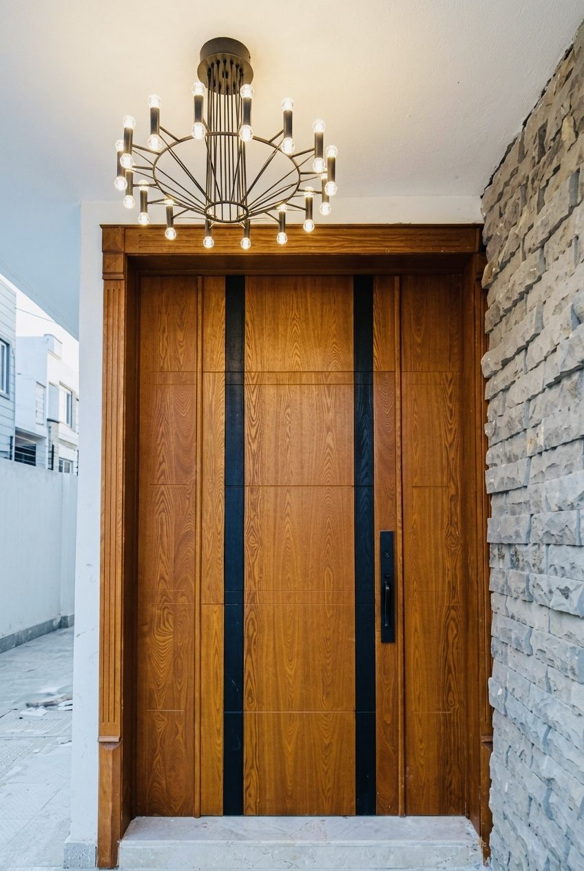 Exterior entrance door