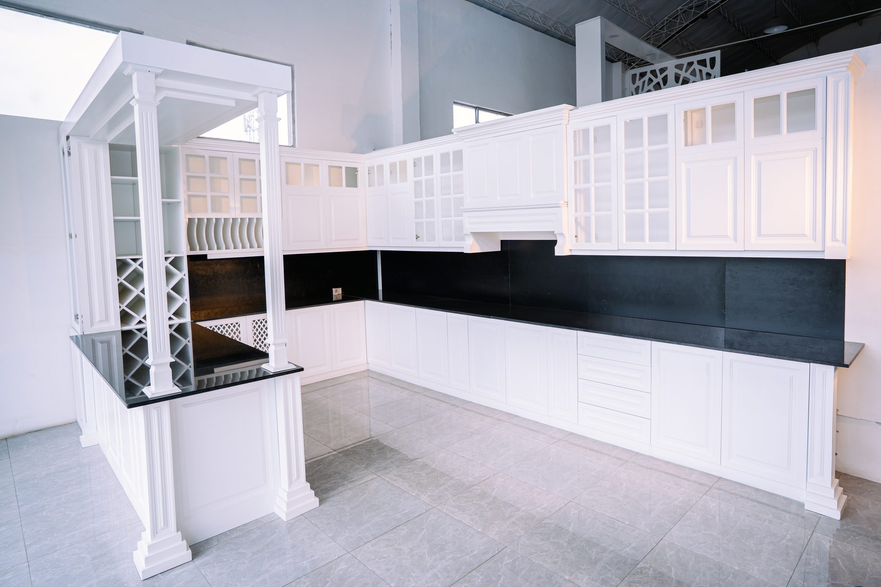 Custom Fassilo kitchen cabinetry